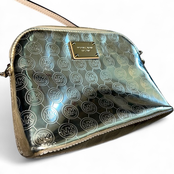 Michael Kors Shiny Gold shoulder crossbody bag - Picture 6 of 7